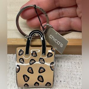 New Chicos king ring purse charm.